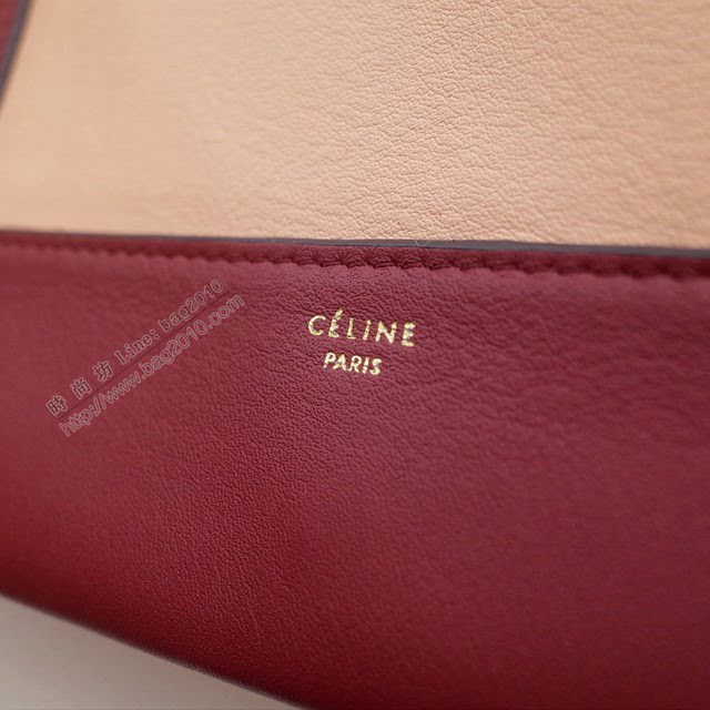 Celine女包 賽琳爆款 香味帶紋路進口小牛皮 CELINE FRAME BAG 可單肩可斜挎 25914  slyd2072